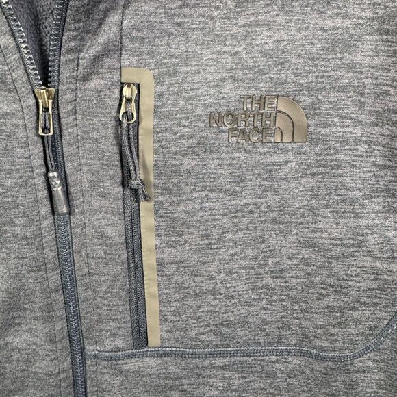 The North Face Jacket Mens L Navy Blue Full Zip Skyline Fleece Embroidered Logo - Picture 6 of 12